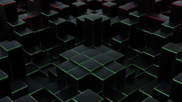 Fondo abstracto en 3D