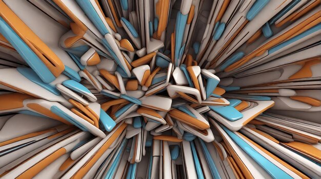 Fondo abstracto en 3D