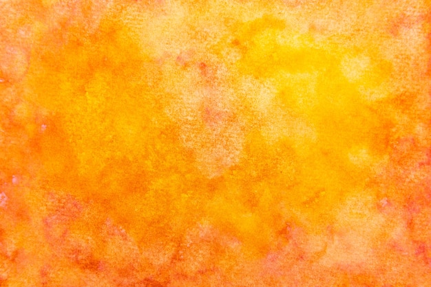 Fondo abstracto acuarela amarillo y naranja