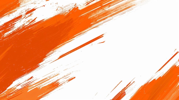 Fondo abstracto de acuarela naranja y blanca con medio tono