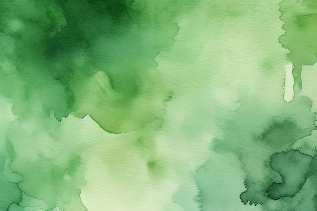 Fondo abstracto de acuarela verde