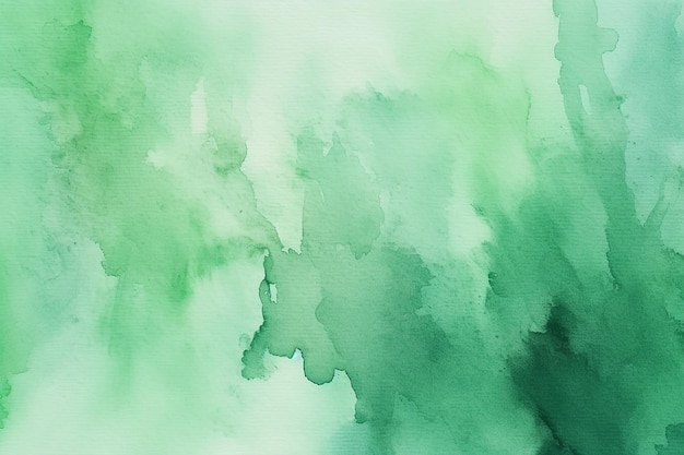 Fondo abstracto de acuarela verde