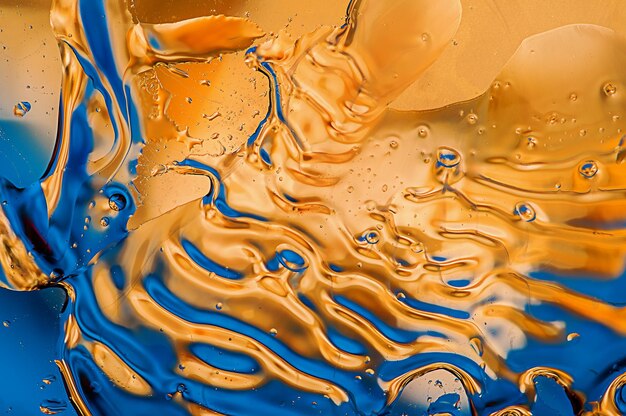 Fondo abstracto amarillo azul