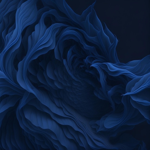 Fondo abstracto de arte ahumado azul marino