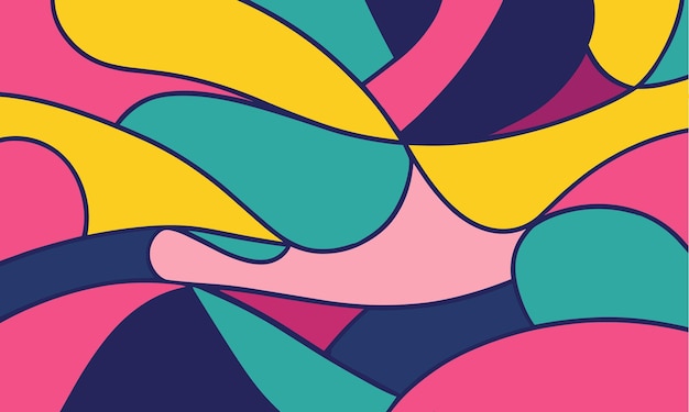 fondo abstracto arte colorido plantilla para póster banner redes sociales