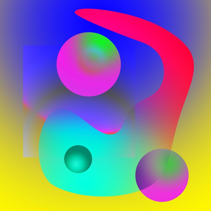 Foto fondo abstracto de arte contemporáneo con elementos geométricos y patrones diferentes. telón de fondo de textura digital. arte moderno, cultura fanzine creativa. plantilla moderna para arte pop, modernismo, arte cubista.