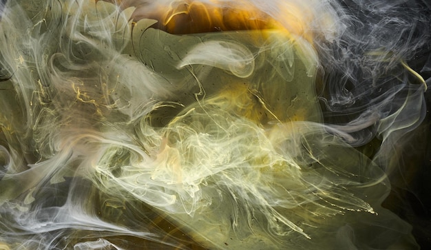 Fondo abstracto de arte fluido líquido Mezcla de pinturas acrílicas danzantes bajo el agua