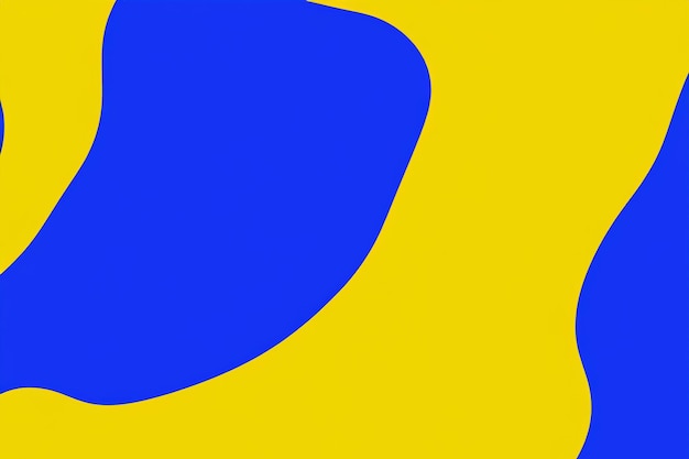 Fondo abstracto azul y amarillo