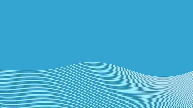 Fondo abstracto azul cian con línea curva para el fondo o la presentación