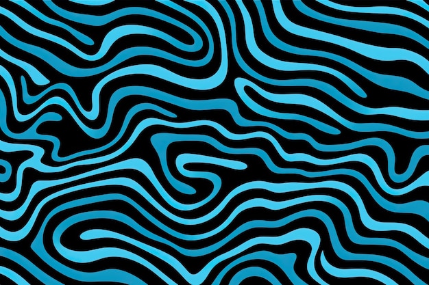 Fondo abstracto azul doodle