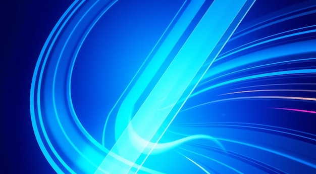 un fondo abstracto azul con una línea azul y blanca