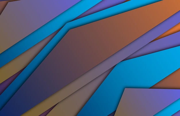 Fondo abstracto azul y naranja con un fondo morado y naranja