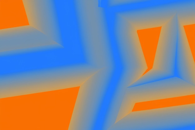 Fondo abstracto azul y naranja