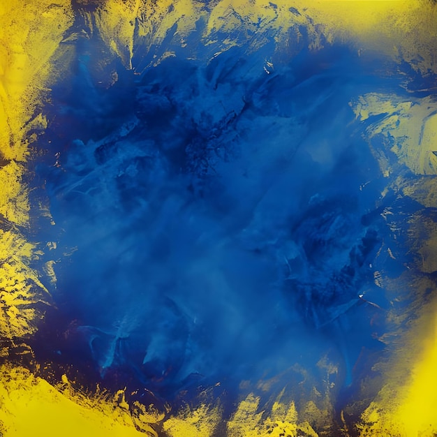 Foto fondo abstracto azul oscuro y amarillo con grunge x 0