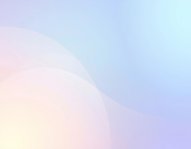 Fondo abstracto azul pastel suave y rosa con una curva sutil