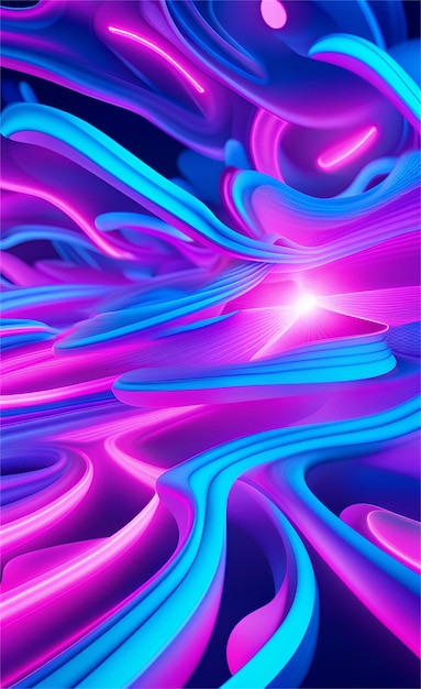 Fondo abstracto azul y rosado brillante