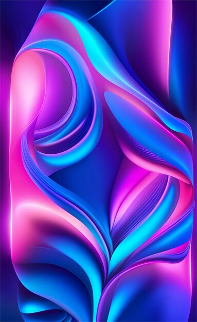 Fondo abstracto azul y rosado brillante
