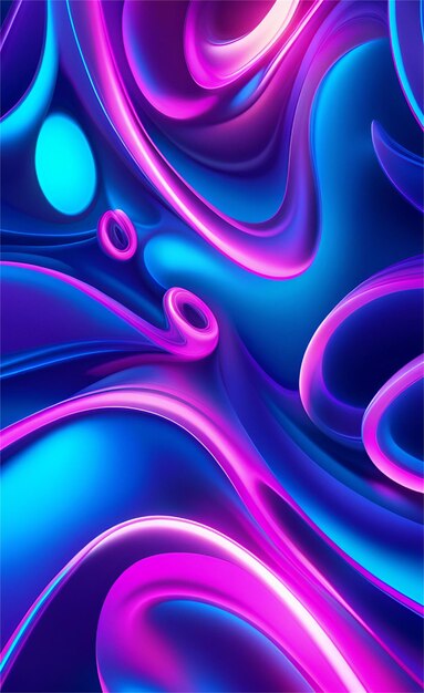 Foto fondo abstracto azul y rosado brillante