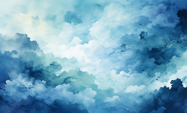 un fondo abstracto azul con varias piezas de pintura azul claro y azul claro azul del cielo y li