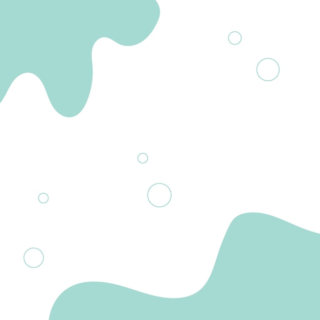 un fondo abstracto azul y verde con burbujas y burbujas