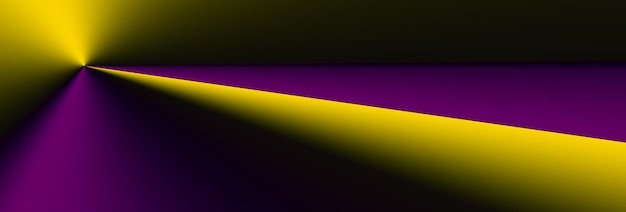 Fondo abstracto de banner amarillo púrpura