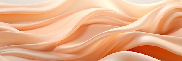 Fondo abstracto banner fondo de gasa beige y naranja fondo cálido hecho de lujosa tela de seda