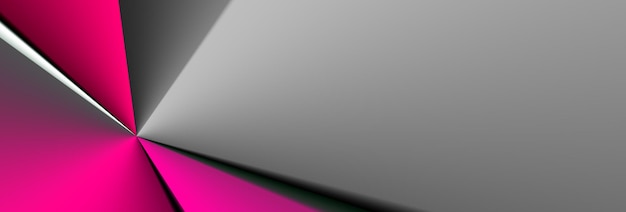 Fondo abstracto de banner rosa impactante