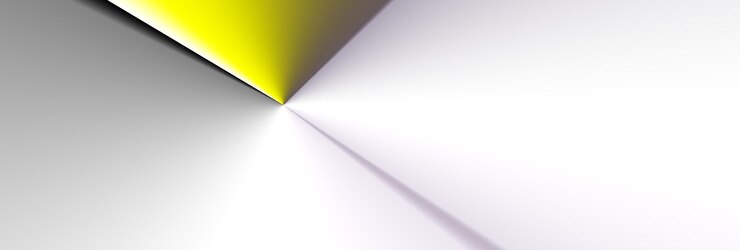 Foto fondo abstracto de banner web de papel blanco amarillo negro