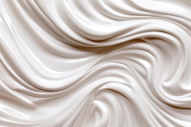 Fondo abstracto blanco brillante como la leche o la crema batida