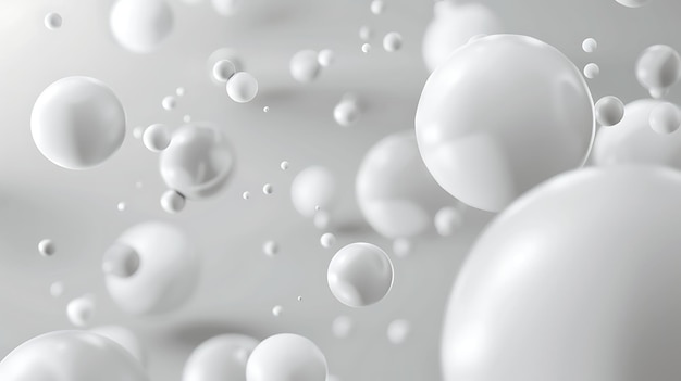 Fondo abstracto blanco con gradiente y desenfoque