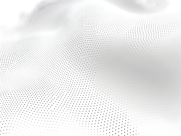 Fondo abstracto blanco y gris con rayas de fondo con forma geométrica fondo punteado blanco