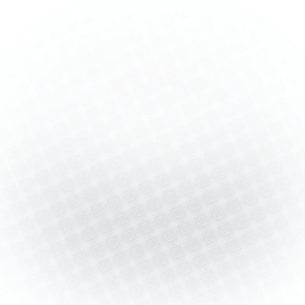 Fondo abstracto blanco con patrón cuadrado