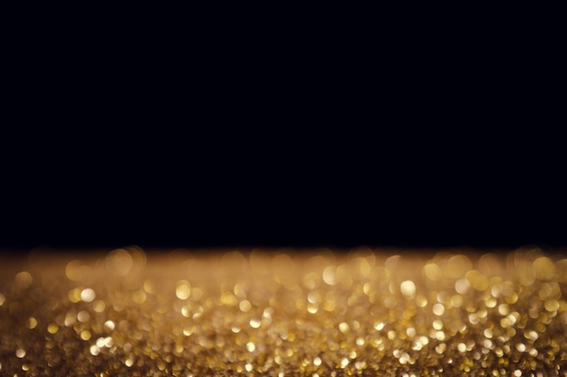 Fondo abstracto bokeh de luz dorada vacaciones de Navidad