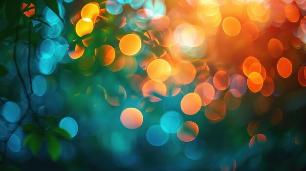 fondo abstracto bokeh