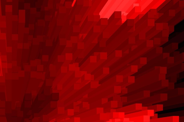Fondo abstracto caótico de extrusión azul 3D moderno