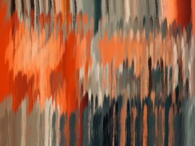 Fondo abstracto cepillo línea naranja gris