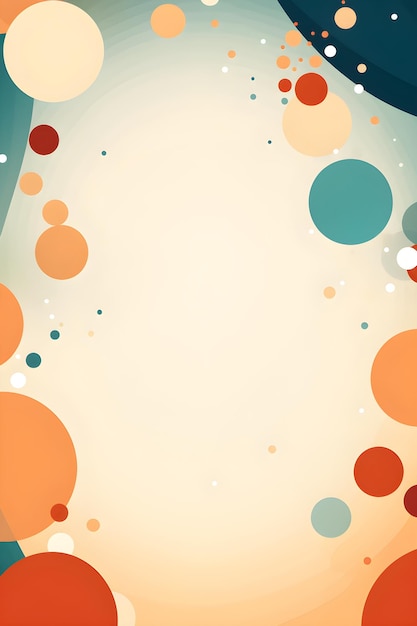 un fondo abstracto con círculos y burbujas Abstracto copos de nieve marrones fondo Invitación y