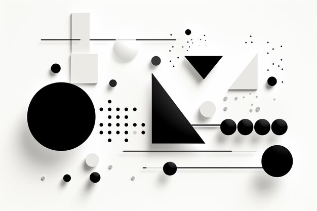 Fondo abstracto con círculos y líneas de colores Ilustración vectorial