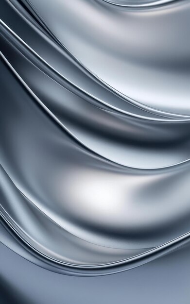 Fondo abstracto de color plateado con textura de líneas lisas