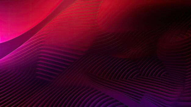 Fondo abstracto de color rojo púrpura con rayas de patrón con tecnología de IA generativa