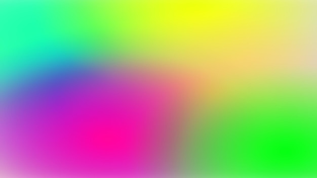 Fondo abstracto de colores borrosos Transiciones suaves de colores iridescentes Gradiente de colores Telón de fondo arco iris