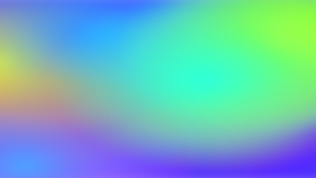 Fondo abstracto de colores borrosos Transiciones suaves de colores iridescentes Gradiente de colores Telón de fondo arco iris