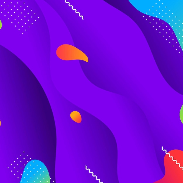 Fondo abstracto de colores degradados líquidos modernos