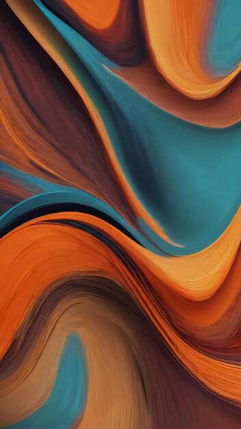Fondo abstracto de colores con un fondo naranja fondo abstracto de color no generado