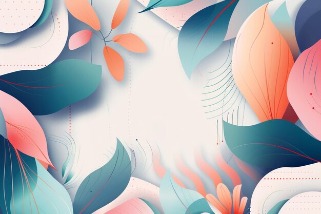 Fondo abstracto con colores de primavera para su diseño de recursos gráficos