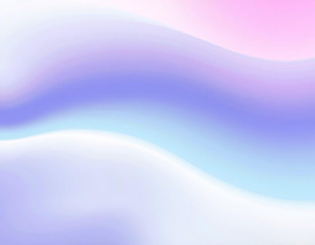 Fondo abstracto con colores suaves pastel azul rosa y blanco que se mezclan entre sí en una onda