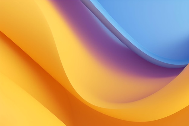 Un fondo abstracto colorido con un fondo azul y naranja.