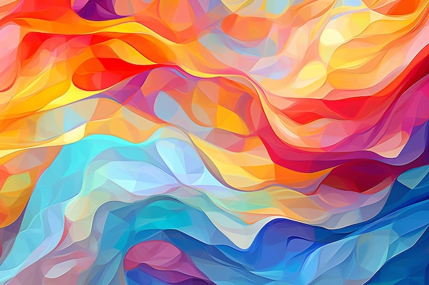 Un fondo abstracto colorido con un fondo colorido