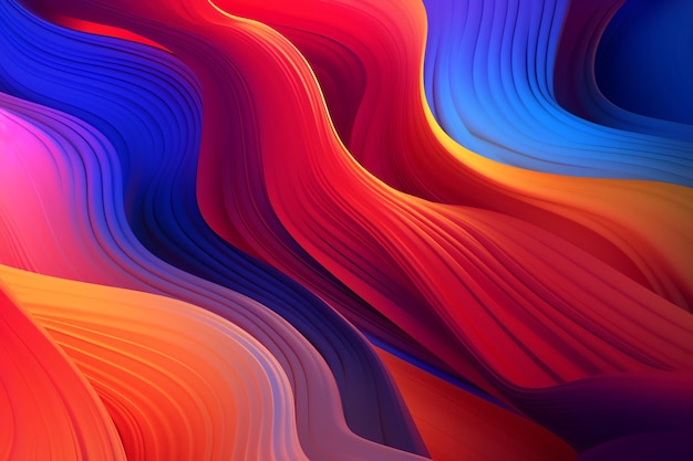 Un fondo abstracto colorido con un fondo rojo y azul