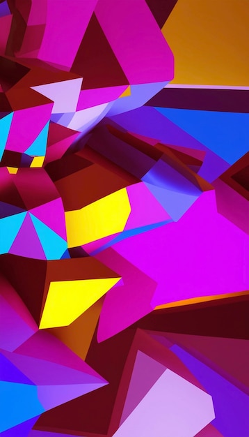 Fondo abstracto colorido formas geométricas